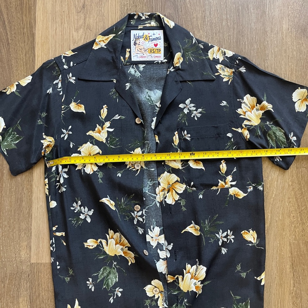 Naked And Famous Hawaii/floral shirt